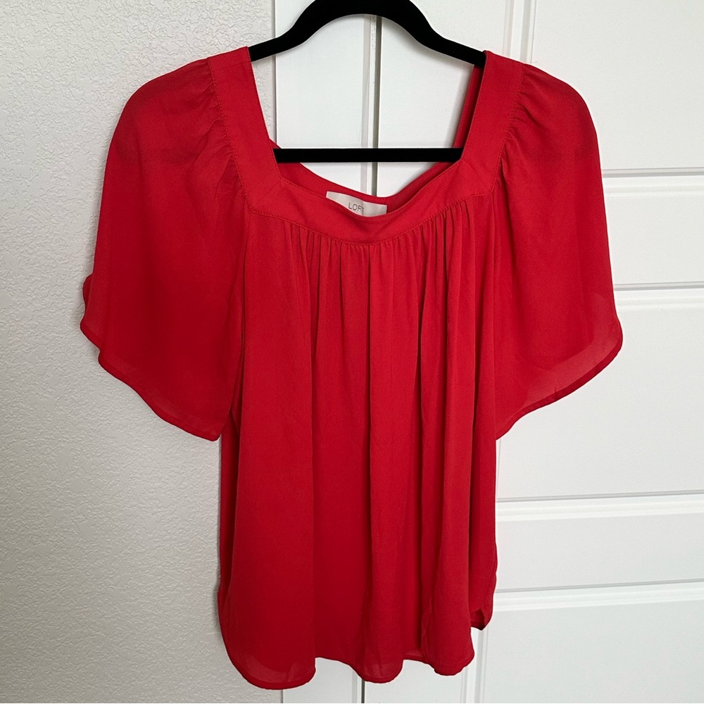 Loft Flutter Short Sleeve
